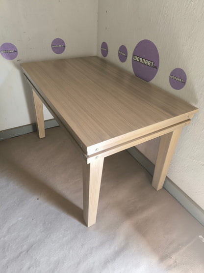 4 PERSONAS MESA JUEGO/COMEDOR RECTANGULAR TAPA ANTI DERRAMES SIN LUZ LED