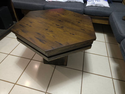 MESA HEXAGONAL DE CENTRO/JUEGOS SIN LUZ LED