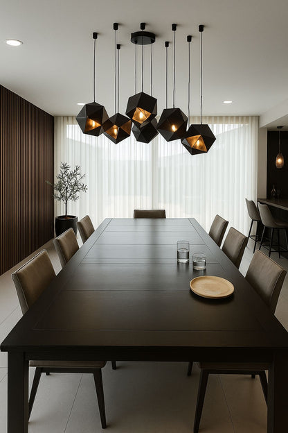 MESA JUEGO/COMEDOR "XXL" RECTANGULAR CON LUZ LED PARA 12 PERSONAS