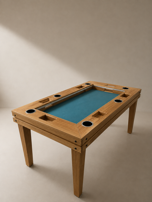 MESA DELUX PRIME PAROTA | RECTANGULAR 6 Personas | LED| PASA DADOS