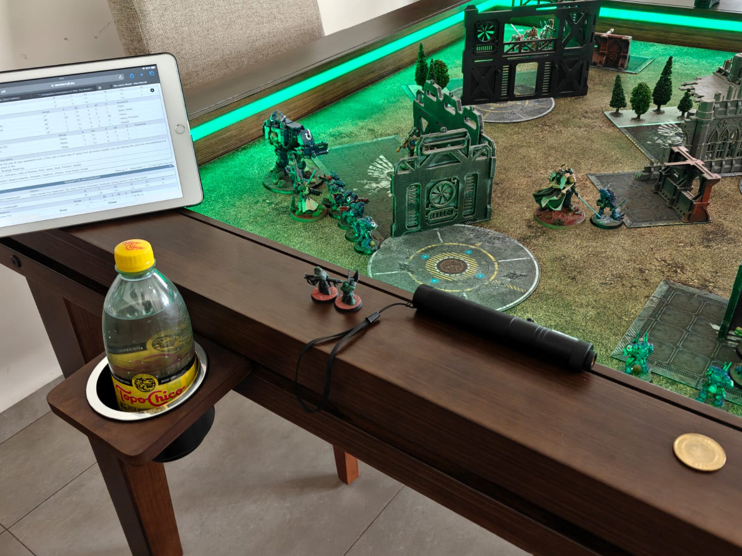 Mesa de Juegos "Command Center" 44" x 60" (Edición Warhammer / Wargames)