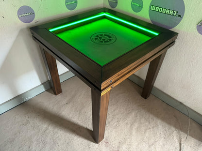 COMEDOR Y MESA DOMINO PARA 4 PERSONAS con luz Led