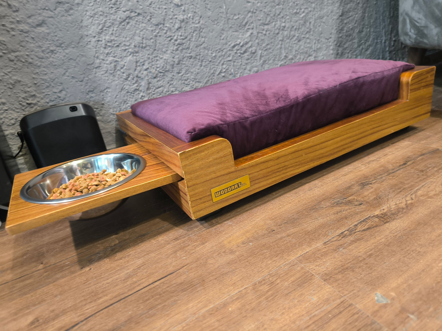 Cama Chica Premium para tu Compañero Fiel | Encino o Parota de Alta Calidad