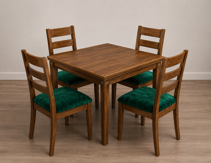 4 Sillas Dixit Práctica y Cómoda - Hecha 100% de Madera.