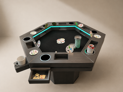 La Mesa Ideal para tu Depa – COMEDOR TAMAÑO DEPA Hexagonal DELUX para 6 Personas.