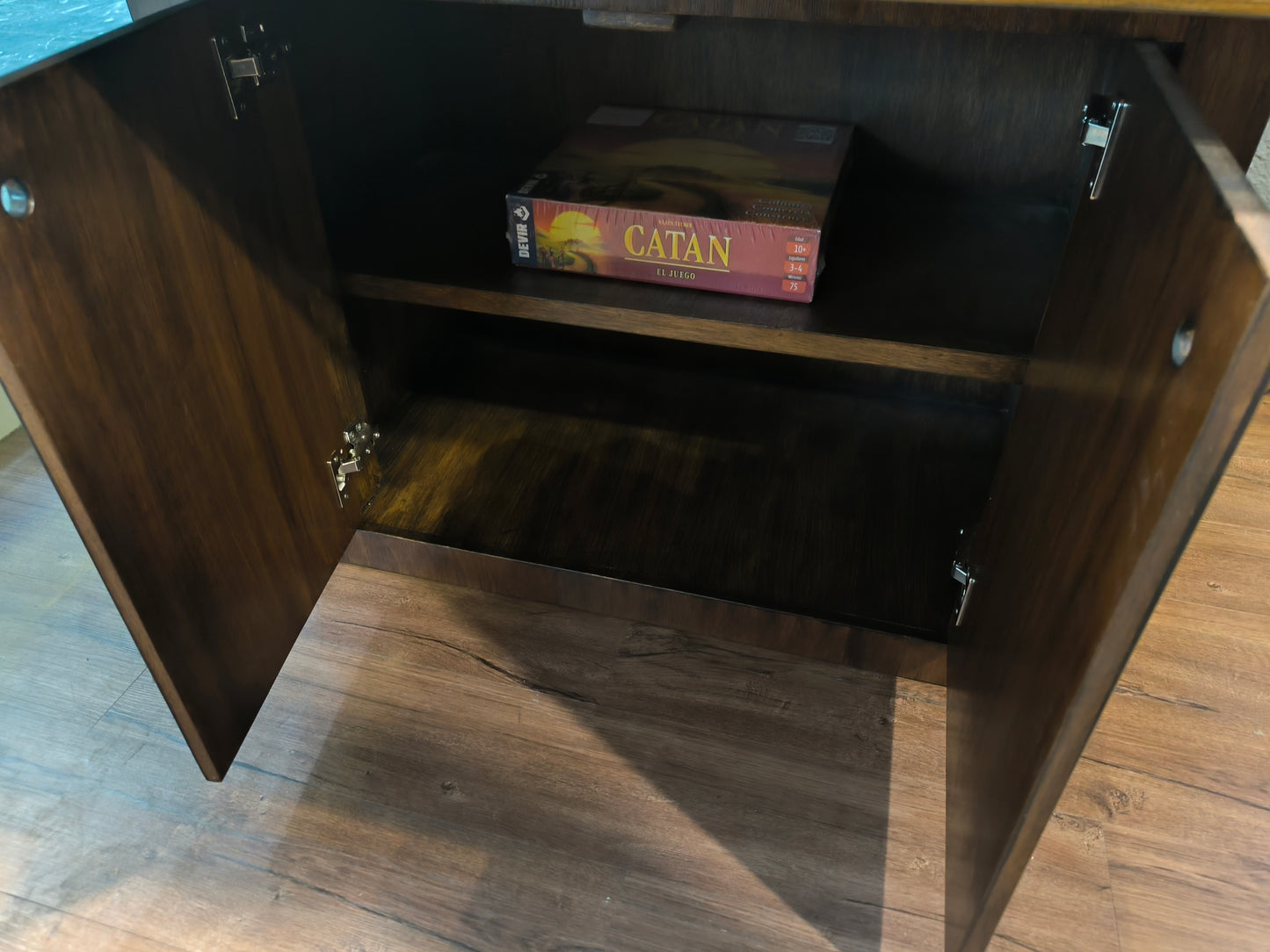 MESA DELUX BASE PEDESTAL RECTANGULAR 6 Personas | LED| PASA DADOS