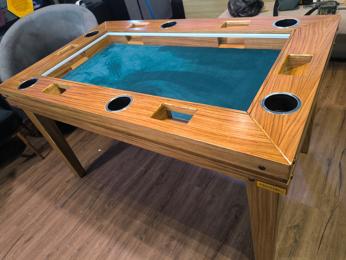 MESA DELUX PRIME PAROTA | RECTANGULAR 6 Personas | LED| PASA DADOS