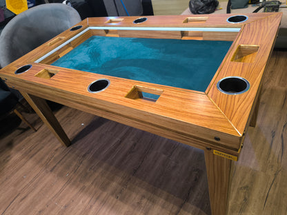 MESA DELUX PRIME PAROTA | RECTANGULAR 6 Personas | LED| PASA DADOS
