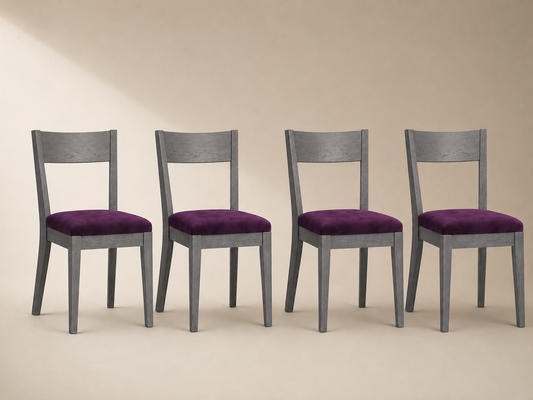 4 Sillas Catán Práctica y Cómoda - Hecha 100% de Madera