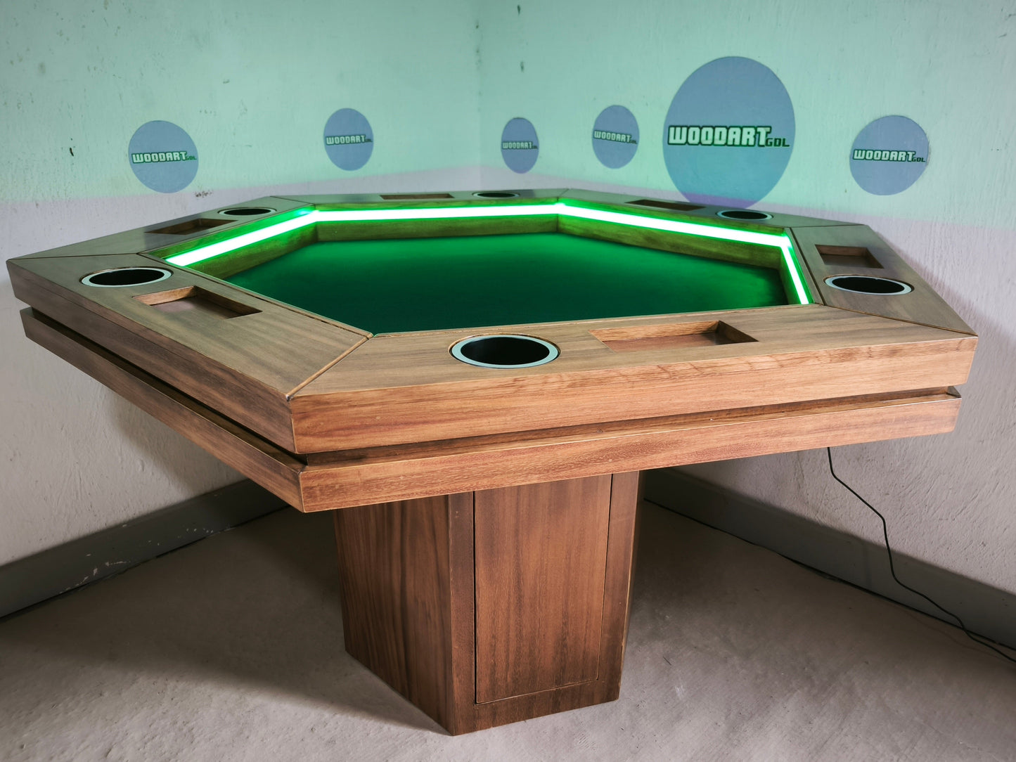 MESA DE POKER PREMIUM DE PAROTA MESA HEXAGONAL | Para 6 personas