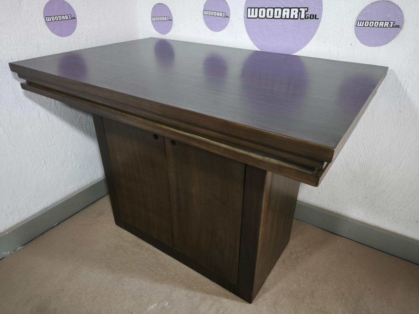 Comedor y Mesa de Juegos "Duo-Play Rectangular" (2 Personas) con Iluminación LED