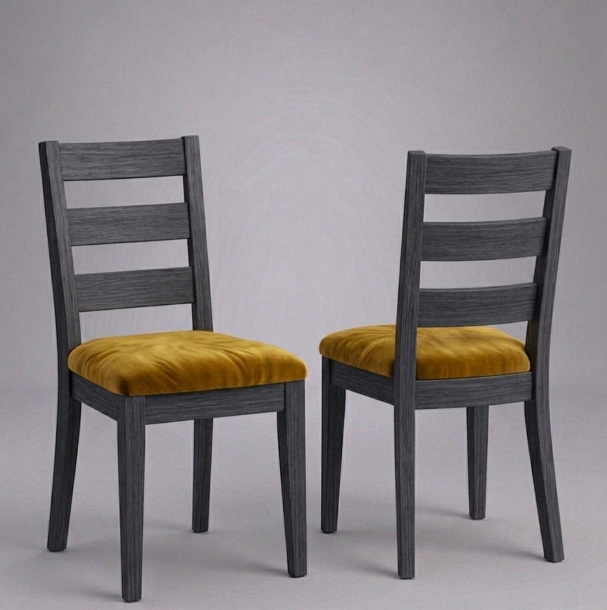 Silla Dixit Práctica y Cómoda - Hecha 100% de Madera.