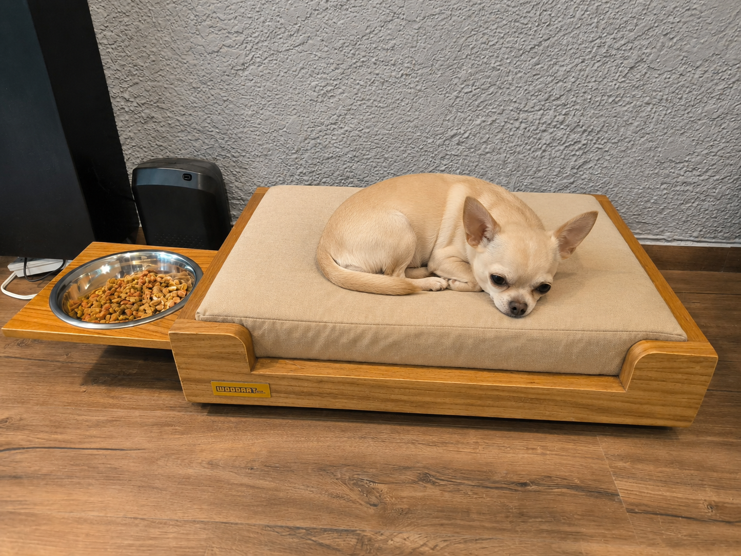 Cama Chica Premium para tu Compañero Fiel | Encino o Parota de Alta Calidad