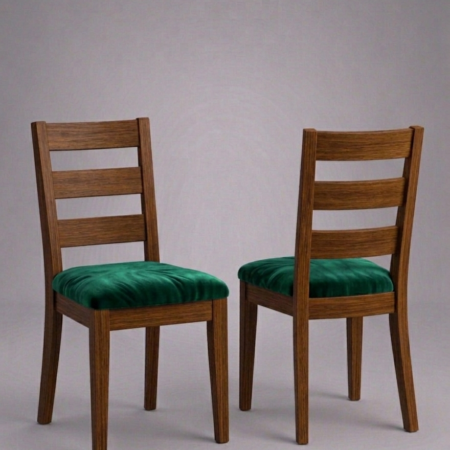 Silla Dixit Práctica y Cómoda - Hecha 100% de Madera.