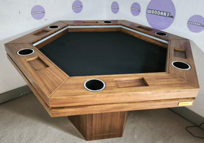 MESA DE POKER PREMIUM DE PAROTA MESA HEXAGONAL | Para 6 personas