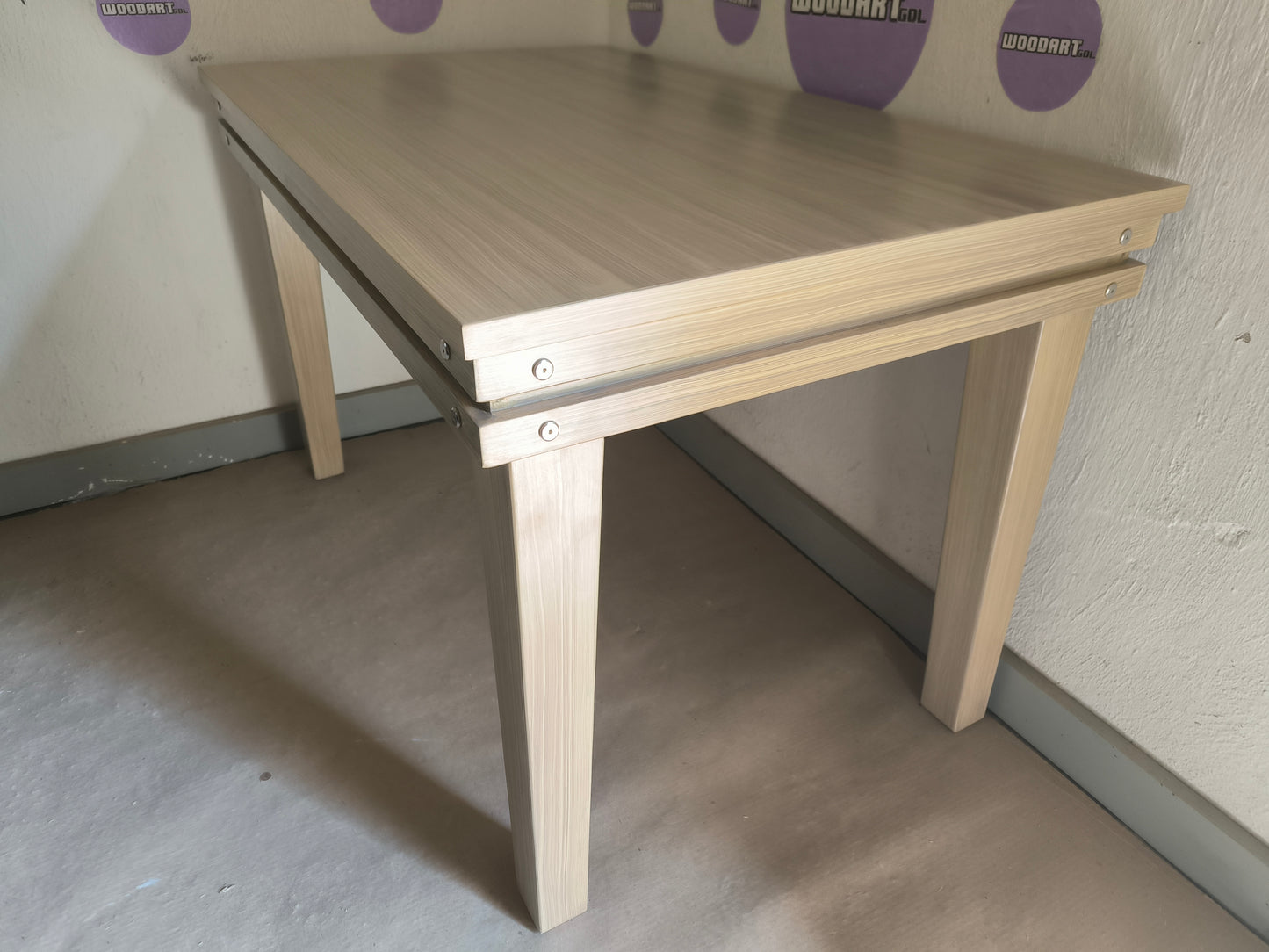 4 PERSONAS MESA JUEGO/COMEDOR RECTANGULAR TAPA ANTI DERRAMES SIN LUZ LED